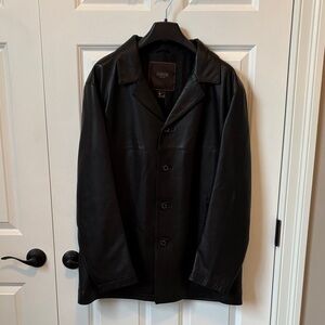 Men’s Coach leather coat L